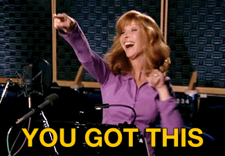 Confident nod reaction GIF — trusting your teammates to nail it