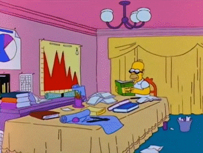 Frantic reaction GIF — keeping up with every new marketing trend