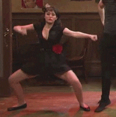Celebration reaction GIF — the client approved the first draft